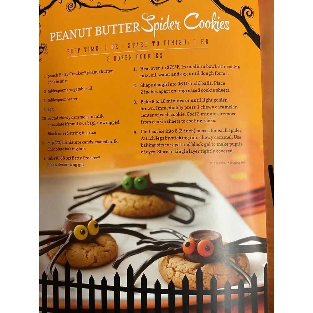 General Mills Monster Bash Halloween‎ Recipe Book Monster Cereal Treat Pop Guide